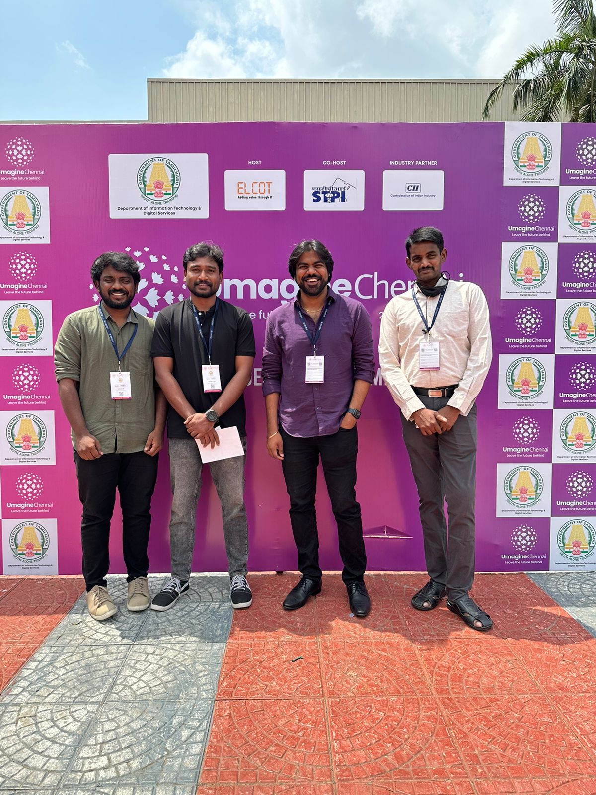 Team at Imagine Chennai event