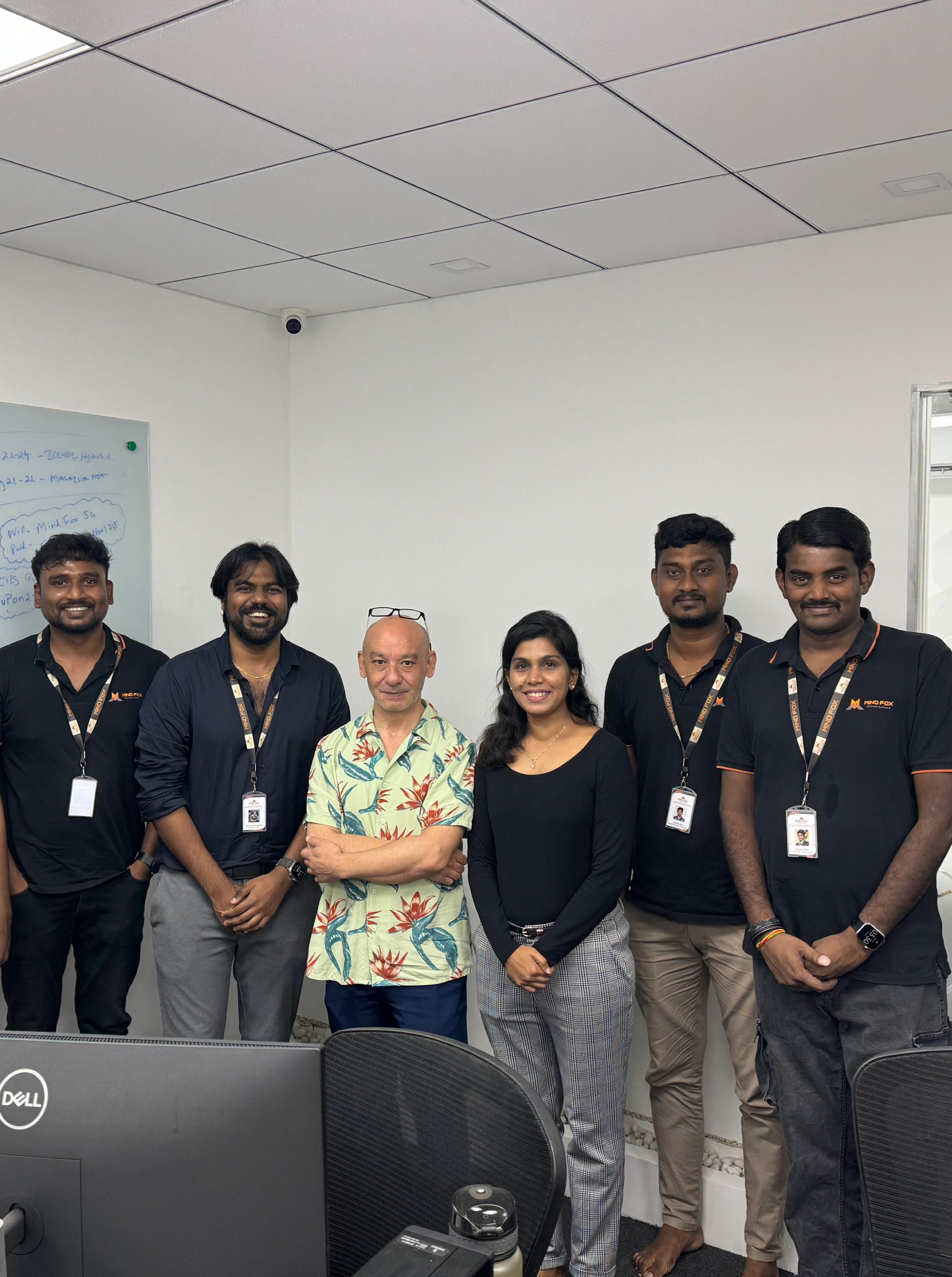 Mind Fox team with client